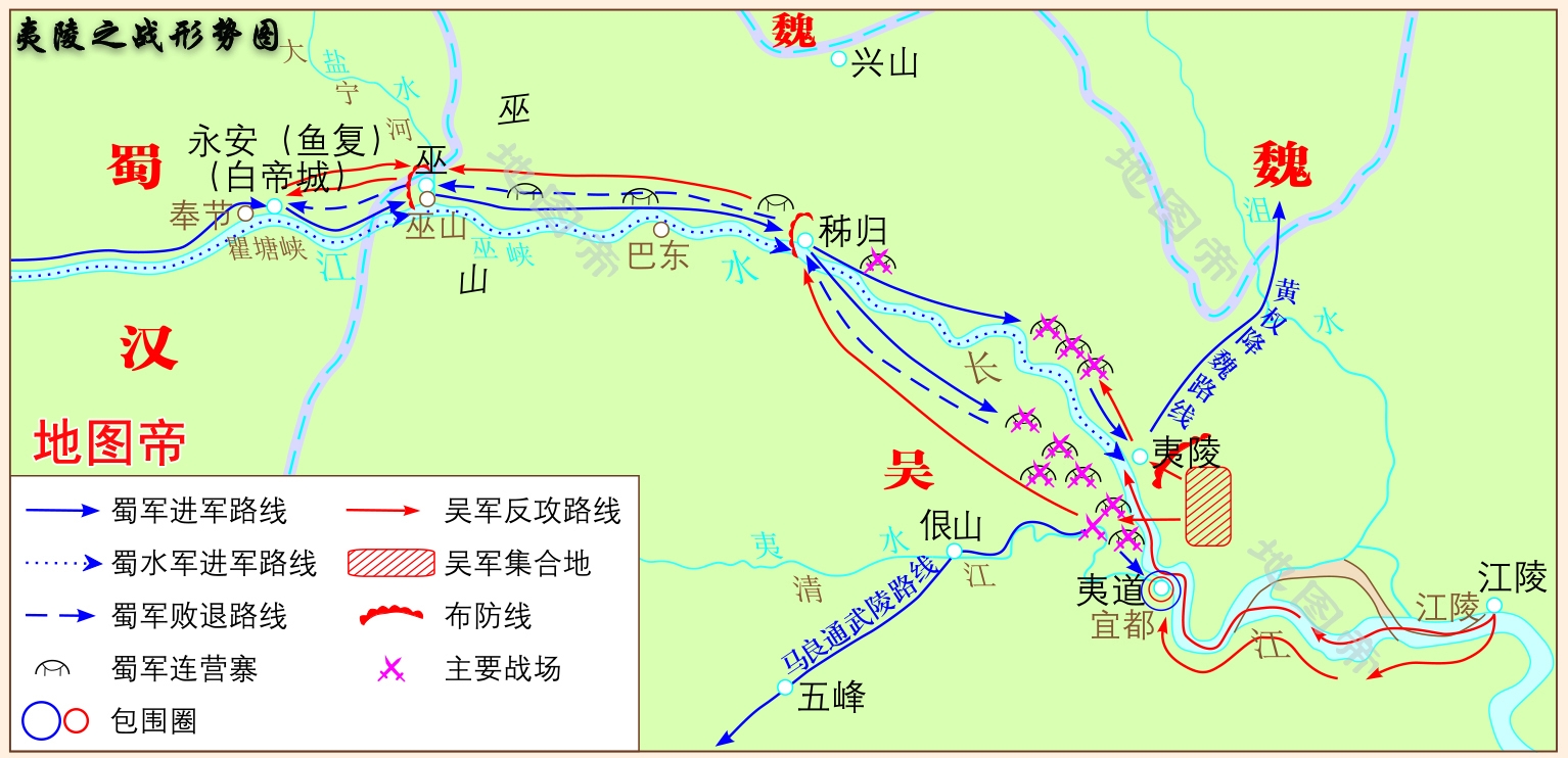 夷陵之战蜀国死了哪些大将