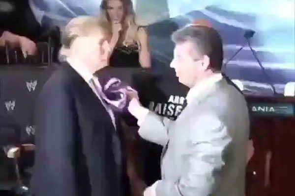 特朗普打了谁一巴掌是真的吗