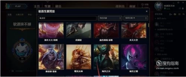 LOL英雄联盟生涯动态背景设置