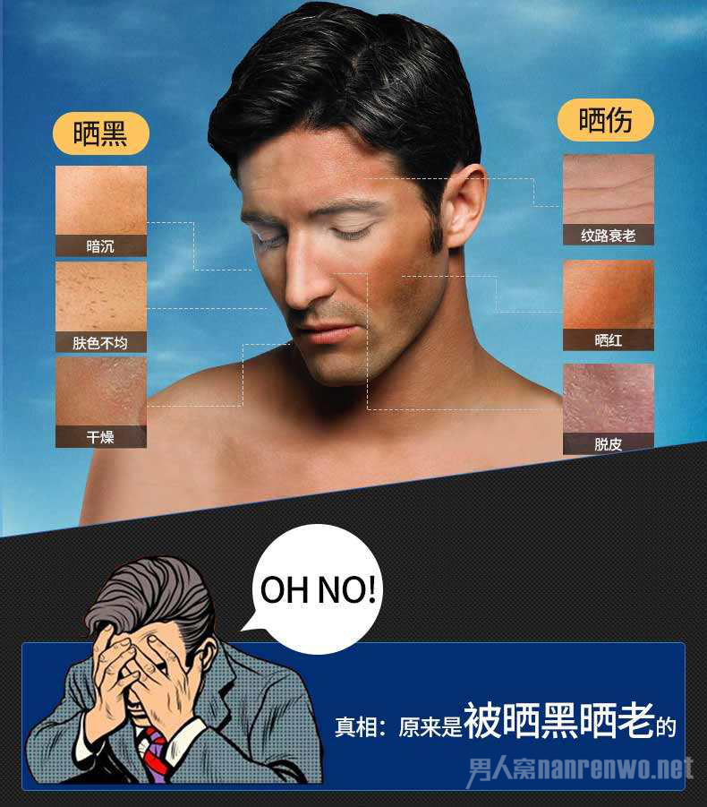 男人需要用防晒霜吗？用完防晒霜不卸妆会有什么后果？