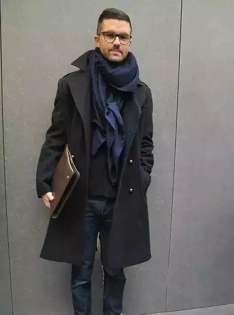 男士围巾系法 搭配出属于自己的绅士style
