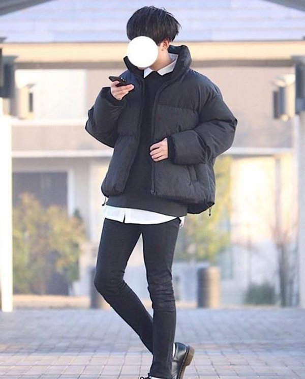 男生怎么搭配羽绒服显瘦 让你显瘦不臃肿