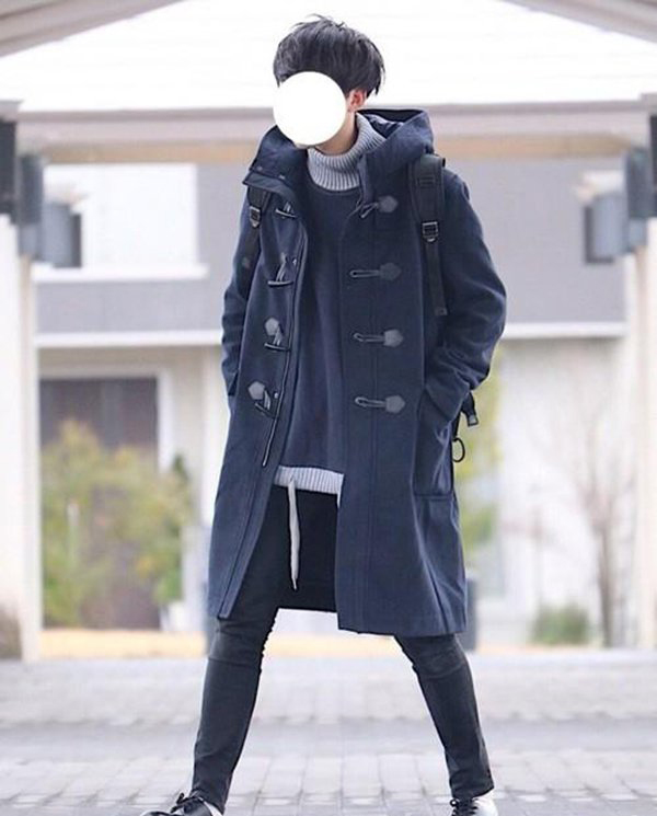 男生怎么穿大衣好看 不老气也不土的穿搭